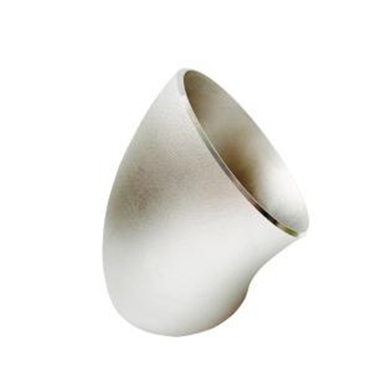 Stainless steel seamless butt welded 45° elbow