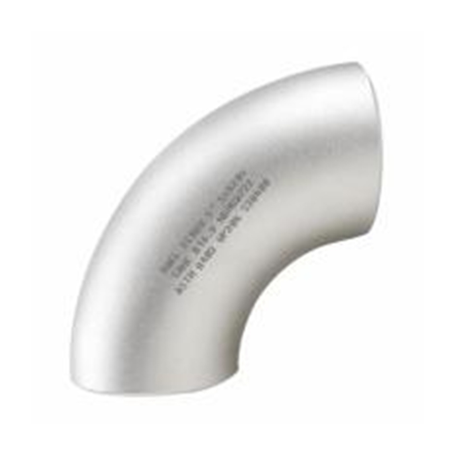 Stainless steel seamless butt welded 90° elbow