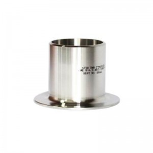 Stainless steel seamless butt welded lap joint stub end