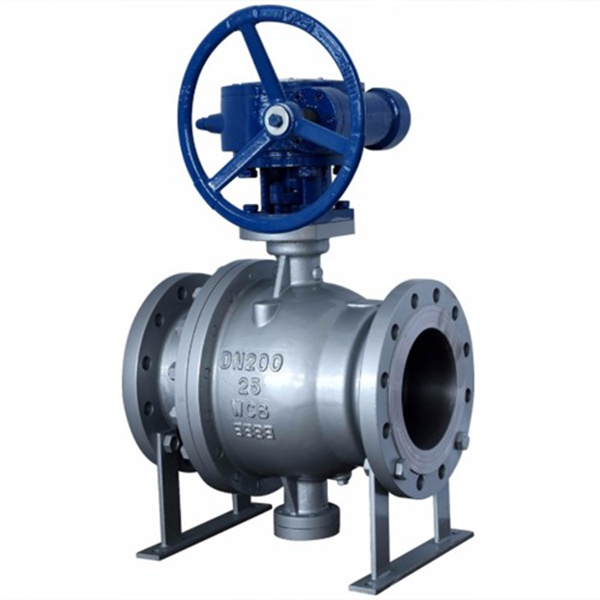 Cast steel soft seal fixed ball valve